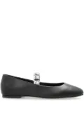 Casadei crystal-embellished ballet flats - Black