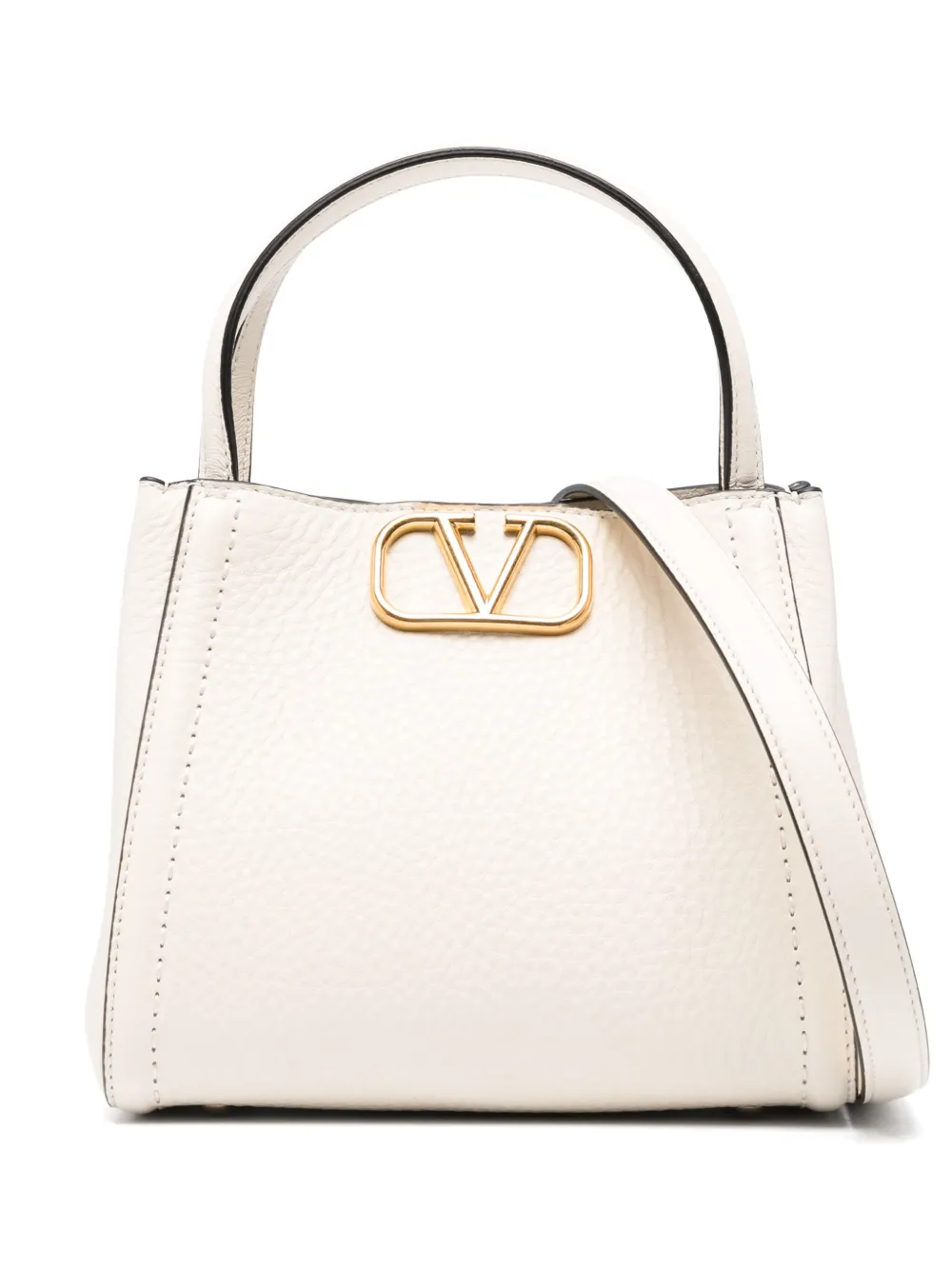 Valentino Garavani VLogo kleine tas Beige