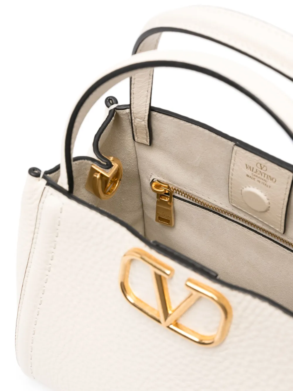 Valentino Garavani VLogo kleine tas Beige