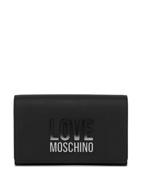 Sac à bandoulière à plaque logo - Love Moschino - Modalova
