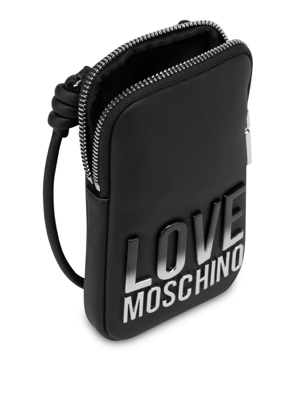 Love Moschino Telefoonhoesje met logo Zwart