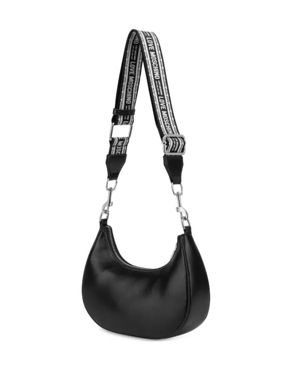 【MOSCHINO】 ロゴ デボス加工 ベルト付きショルダーバッグ モスキーノ MOSCHINO JC4310PP9ELA0000 ショルダーバッグ