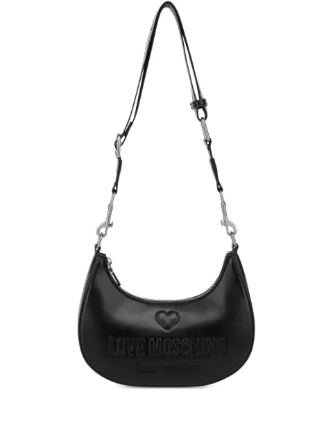 Love Moschino logo-embossed shoulder bag