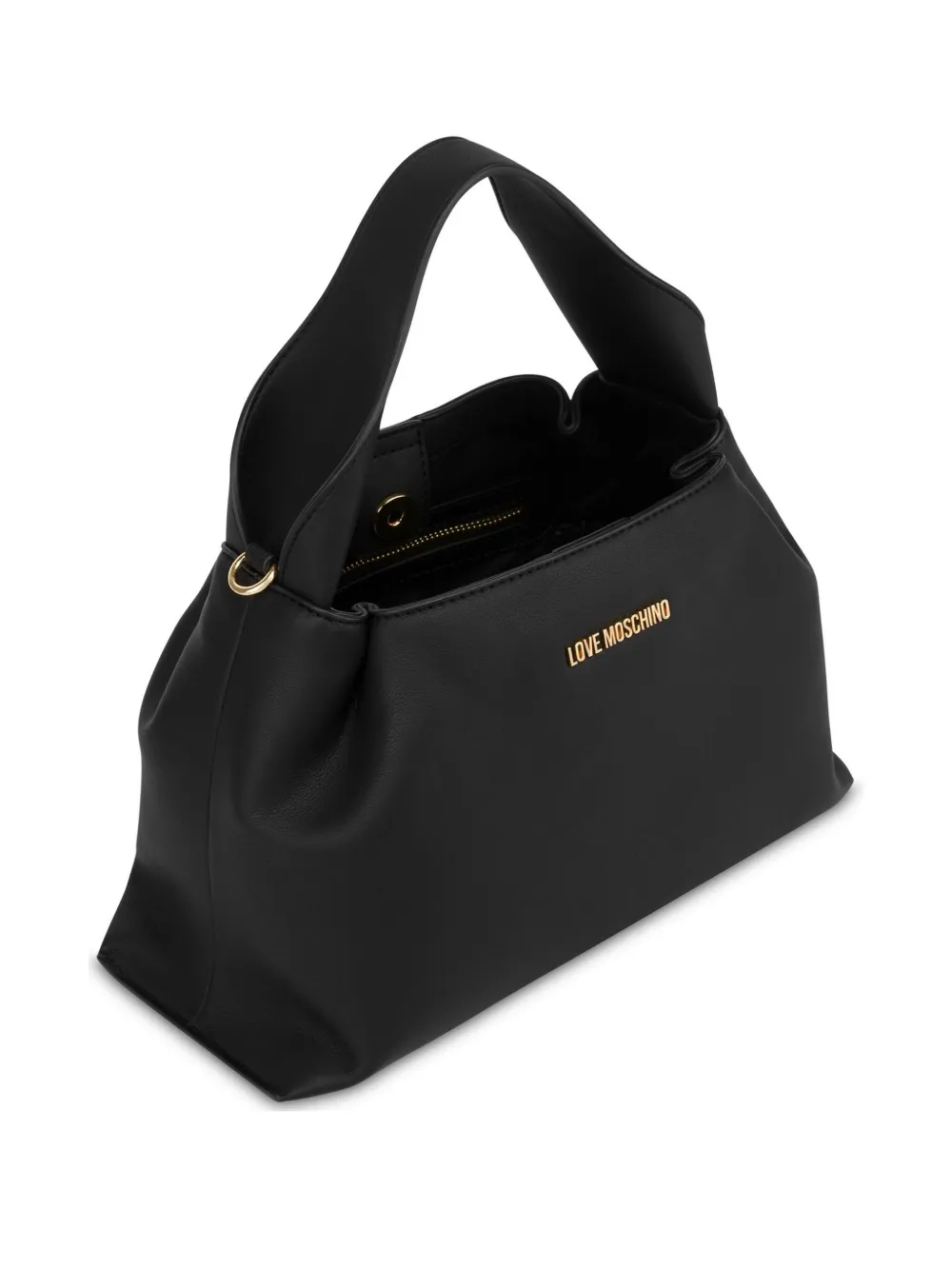 Love Moschino Shopper met logo Zwart
