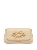 Love Moschino logo-lettering clutch bag - Neutrals