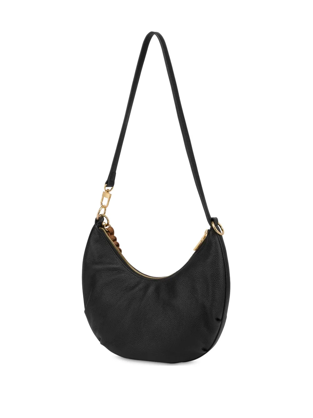 Love Moschino Schoudertas met logo - Zwart