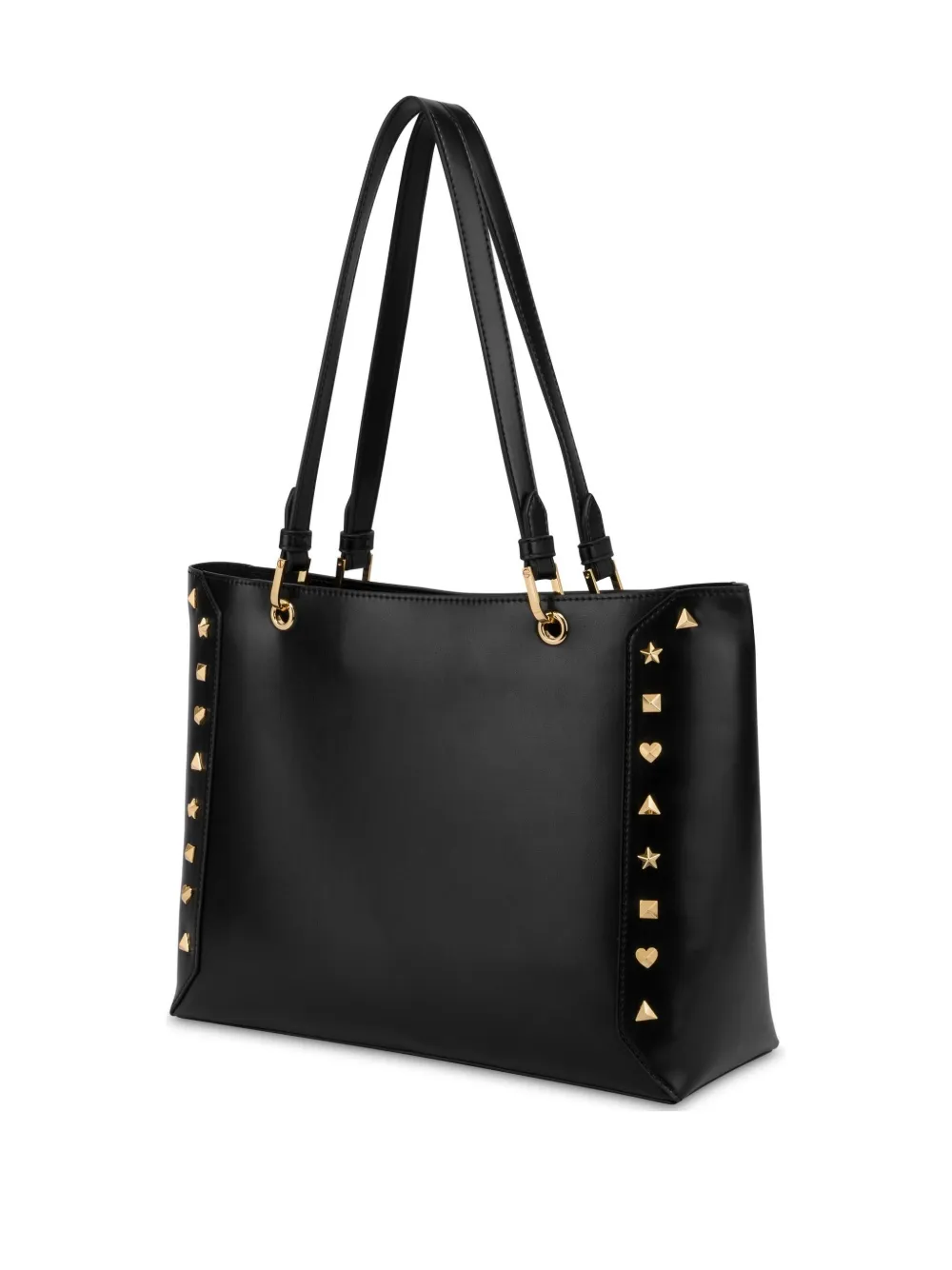 Love Moschino Schoudertas met logo - Zwart