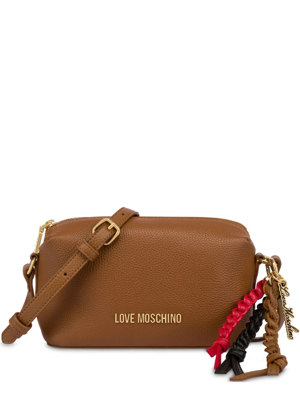Love Moschino ロゴ ショルダーバッグ - ブラウン Love Moschino ロゴ ショルダーバッグ - ブラウン