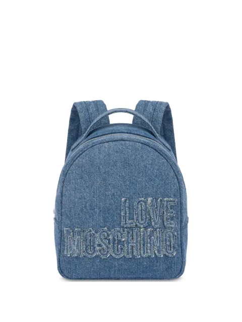 Love Moschino logo-appliqué backpack