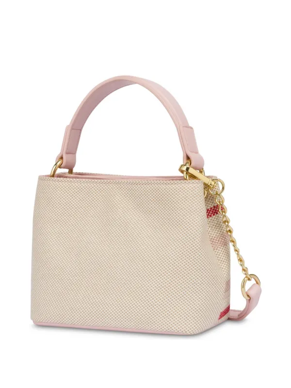 Love Moschino logo-embroidered Tote Bag | Pink | FARFETCH
