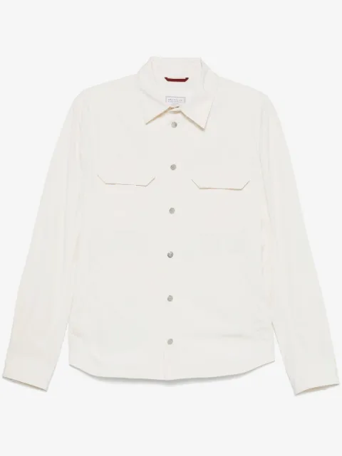Brunello Cucinelli logo-buttons jacket