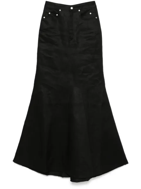 Rick Owens falda larga Godet