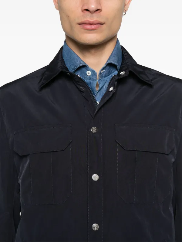 【関税&送料込】Brunello Cucinelli Giacca Brunello Cucinelli Giacca In Pelle Con Collo In Shearling