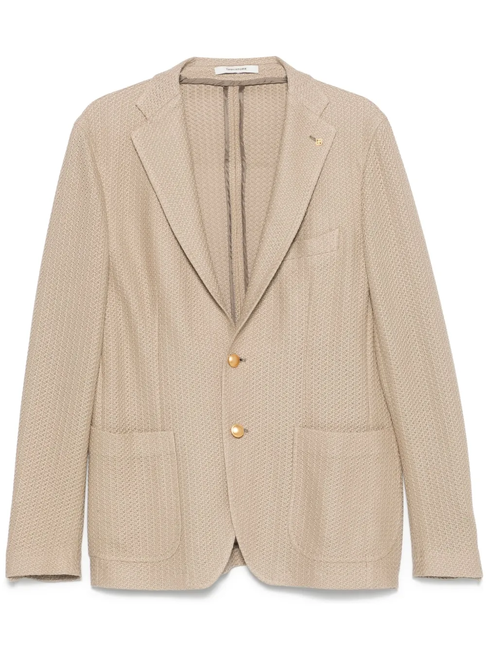 Tagliatore knitted blazer Beige