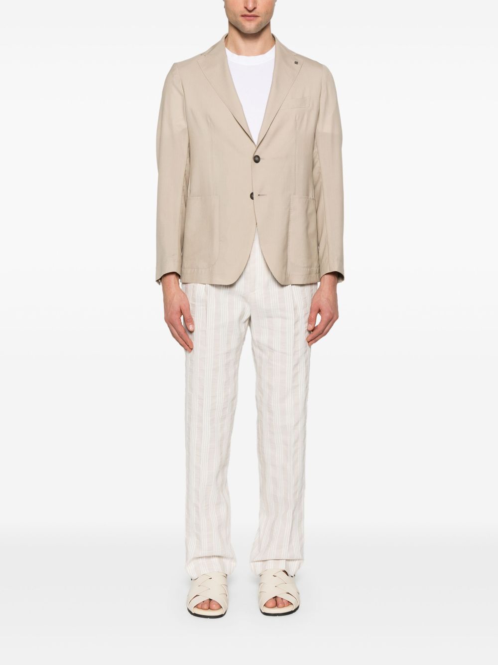 Tagliatore single-breasted blazer - Beige