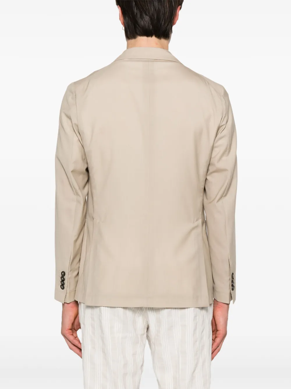Tagliatore Blazer met enkele rij knopen Beige