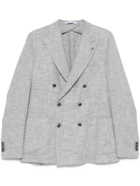 Tagliatore mélange-effect blazer 