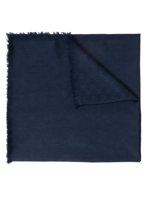 Max Mara monogram-jacquard scarf