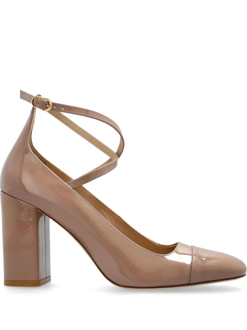 Stuart Weitzman 85mm Eden pumps Neutrals
