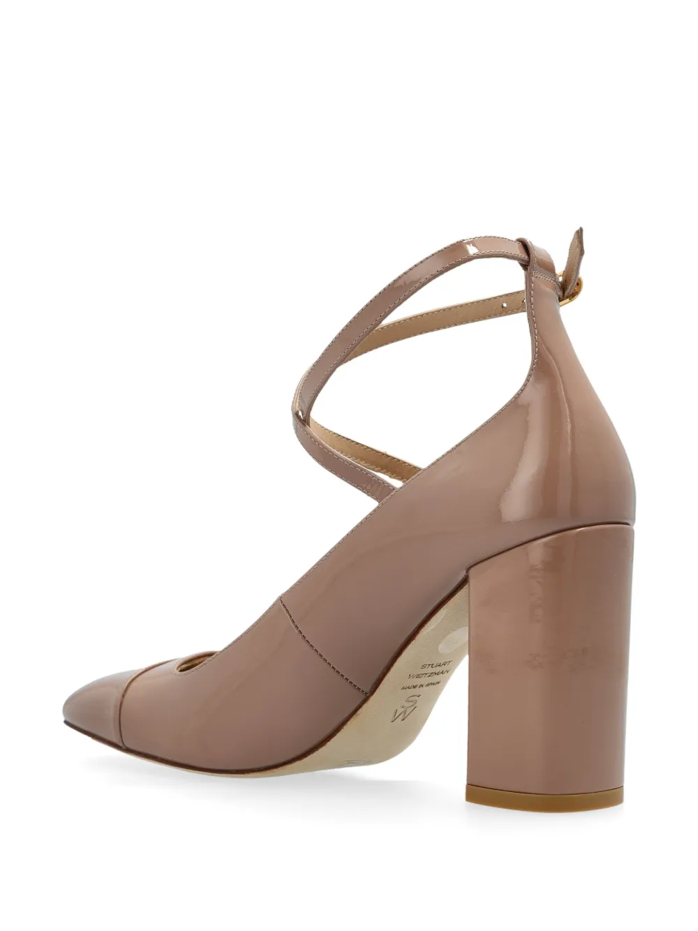 Stuart Weitzman 85mm Eden pumps Neutrals