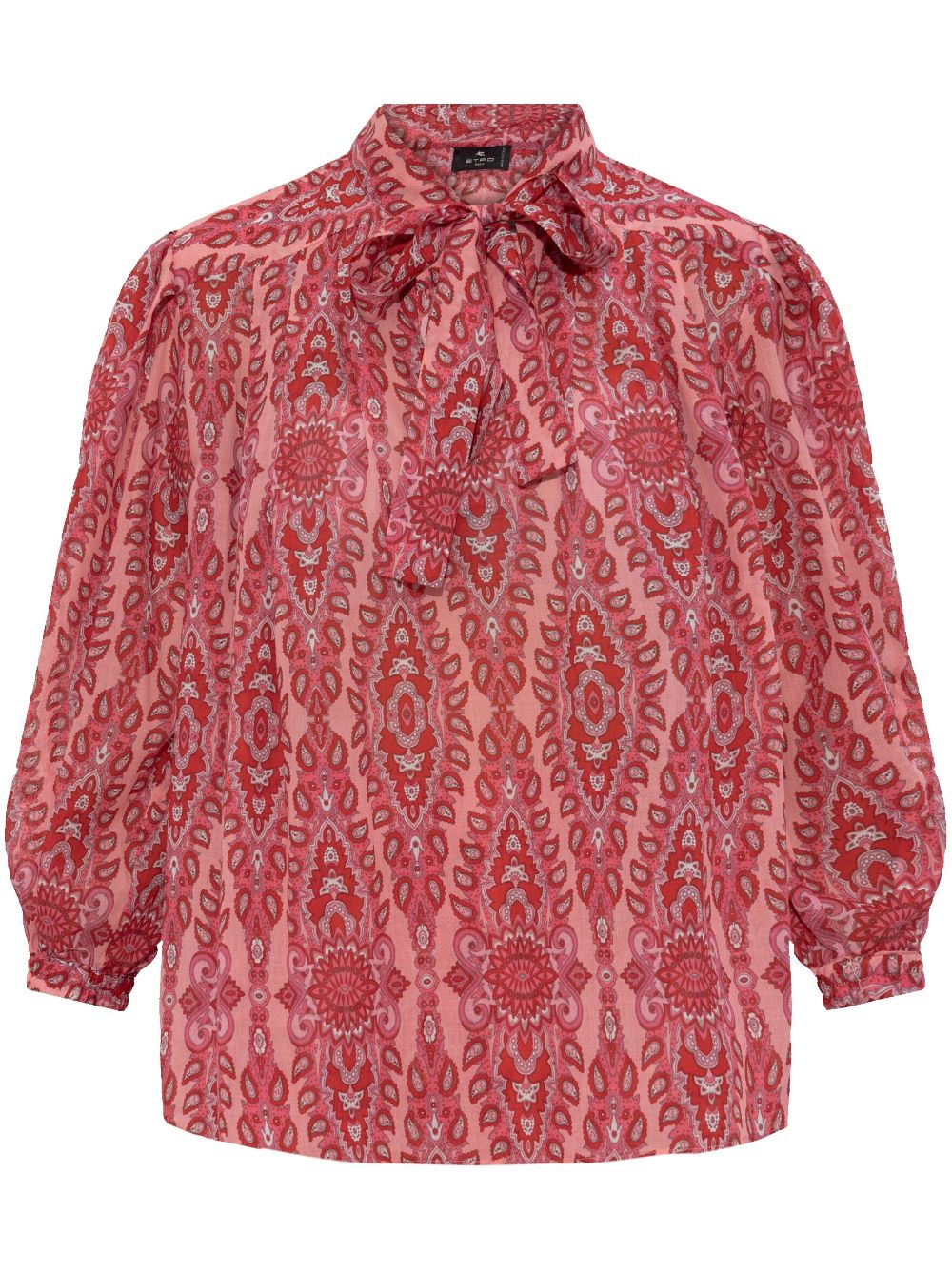 paisley-print blouse