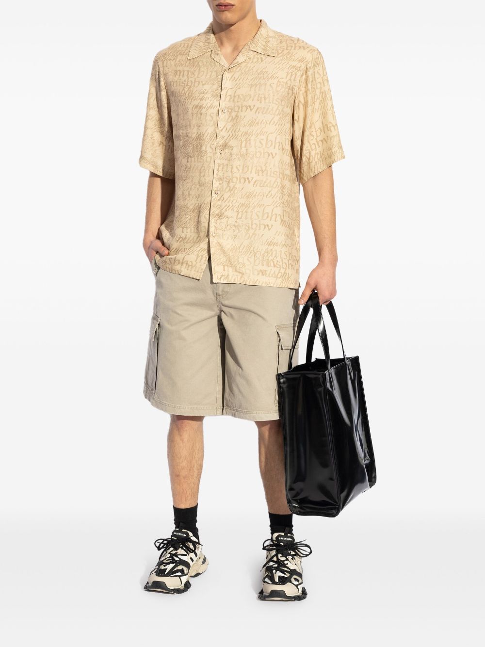 MISBHV cotton cargo shorts - Beige