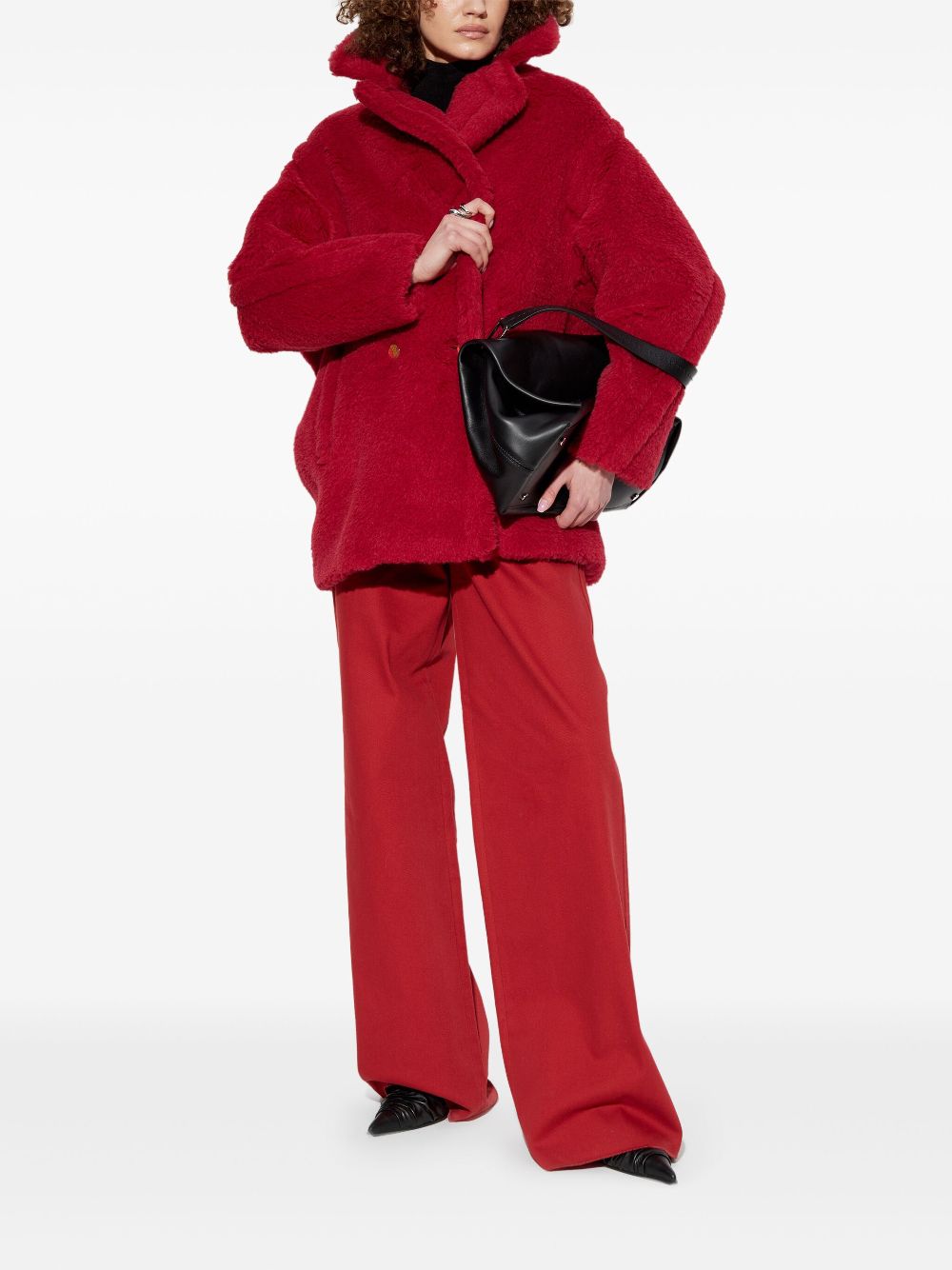 Max Mara Cuba jas - Rood