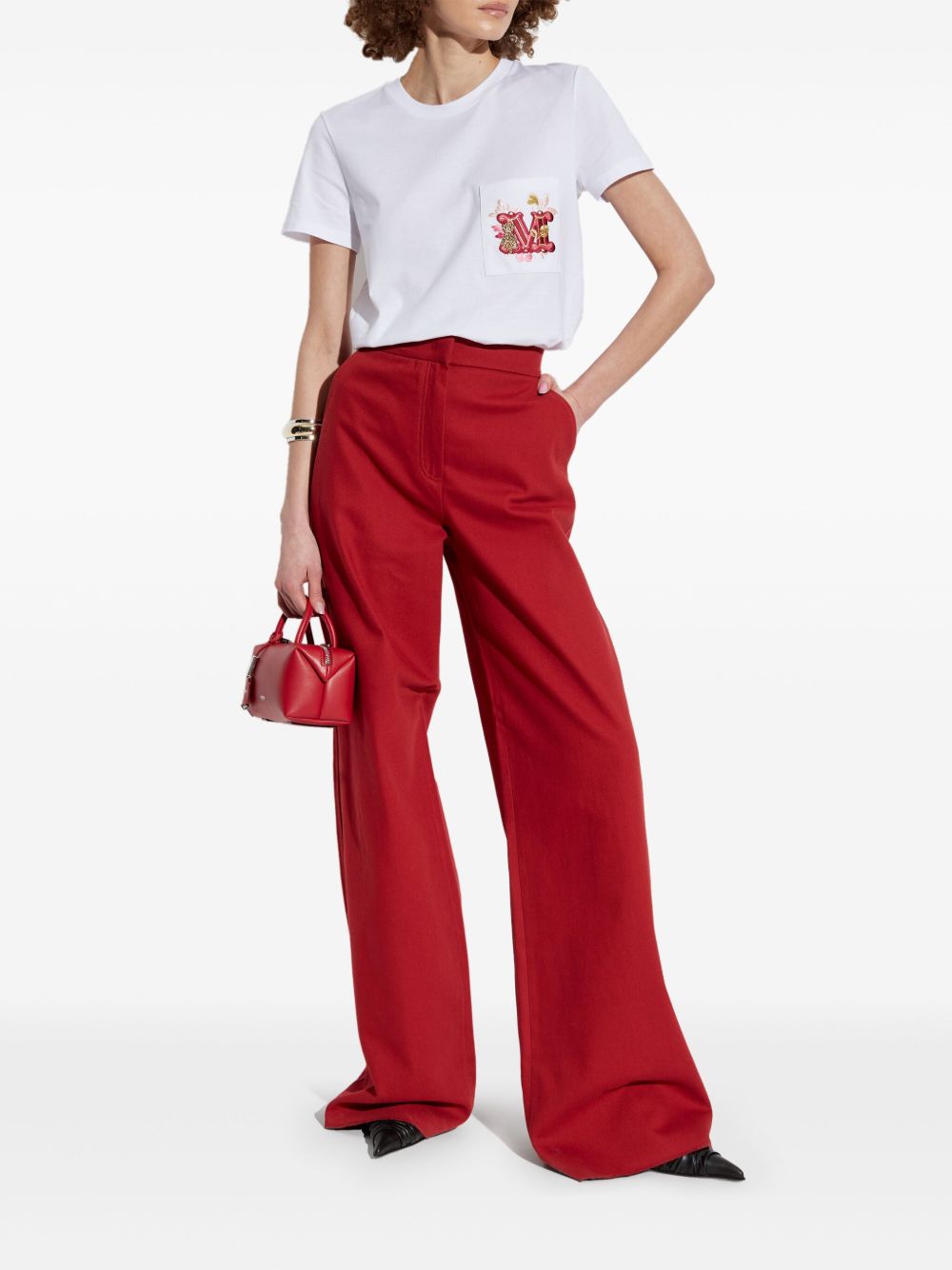 Max Mara Ruggero broek - Rood