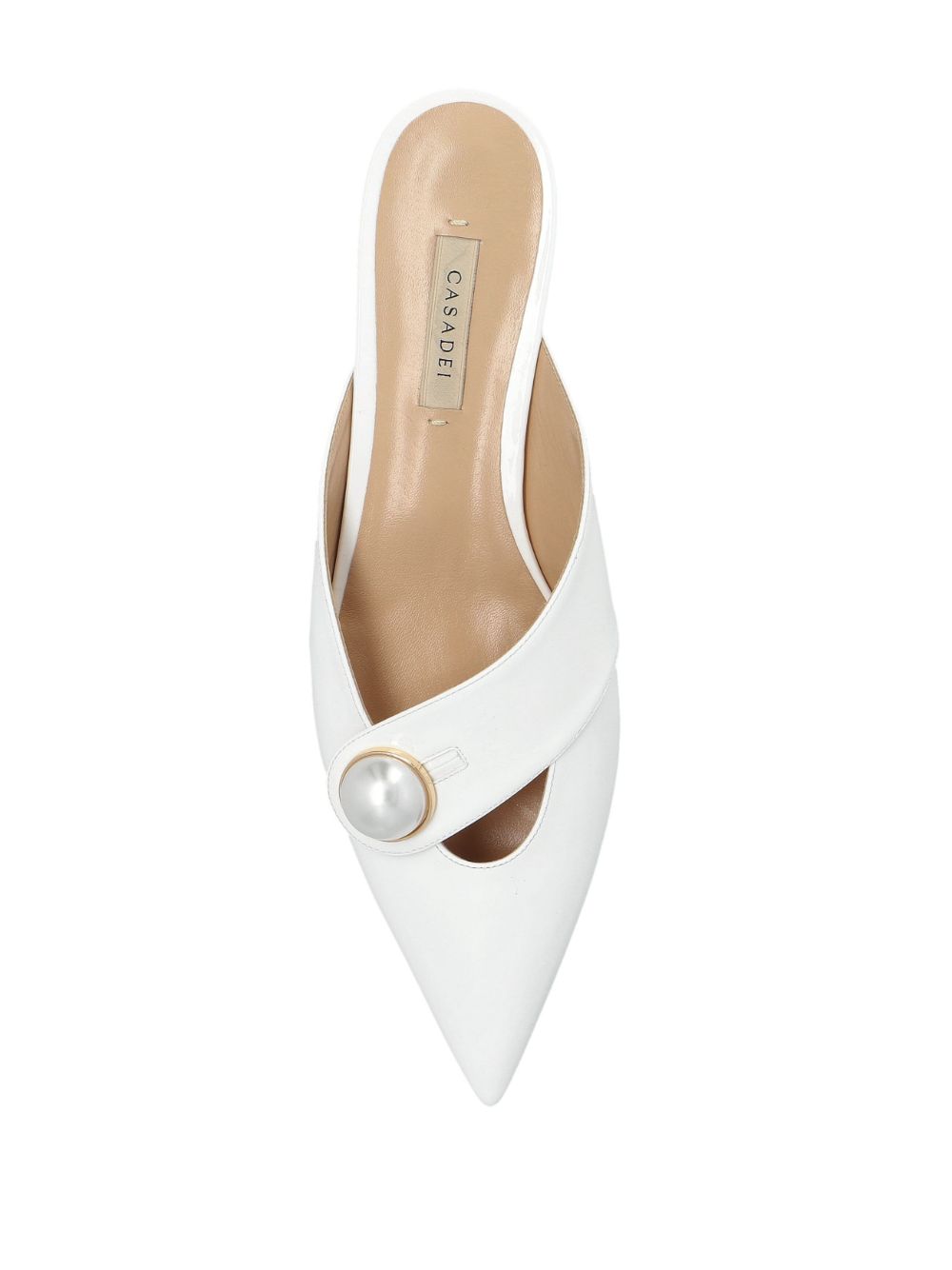 Casadei Blade mules White