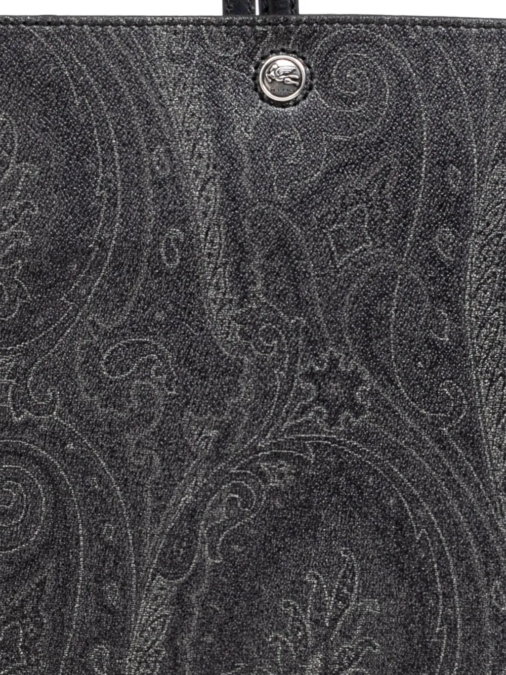 ETRO Shopper met paisley-print Zwart
