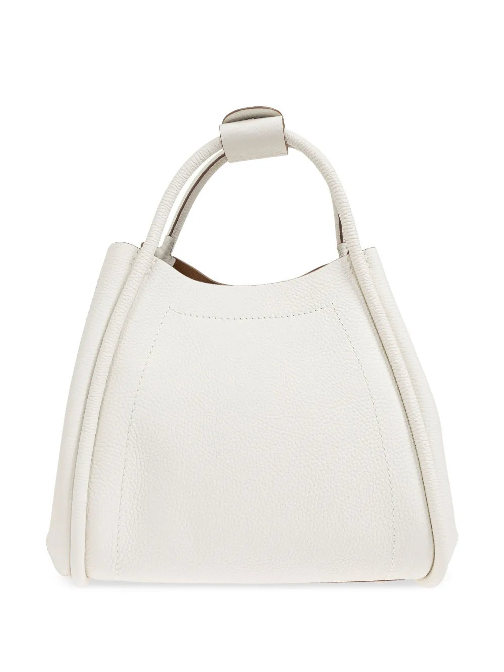 Max Mara Marine shopper met imitatiebont Wit