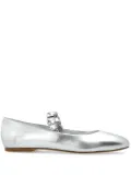 Casadei Poppy ballet flats - Silver