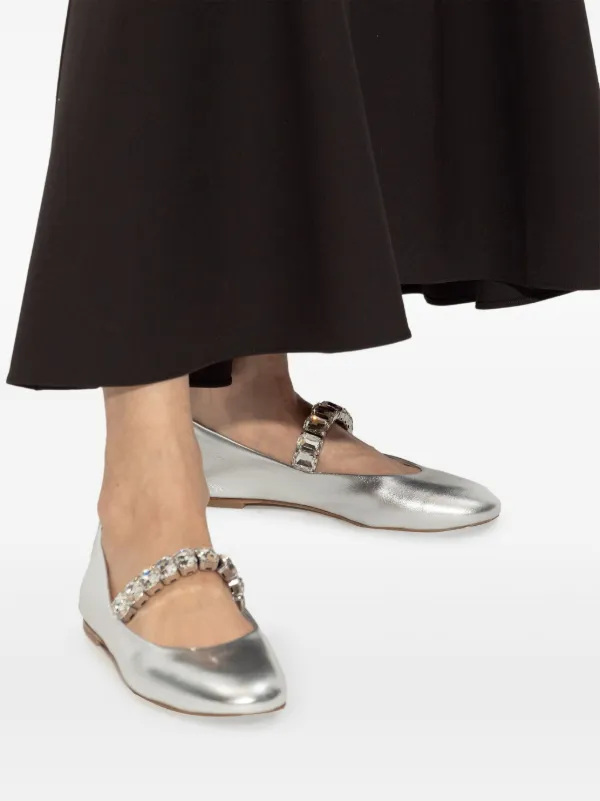 【CASADEI】NATURAL FLATS Ballet Versilia in Sandstone for Women | Casadei®