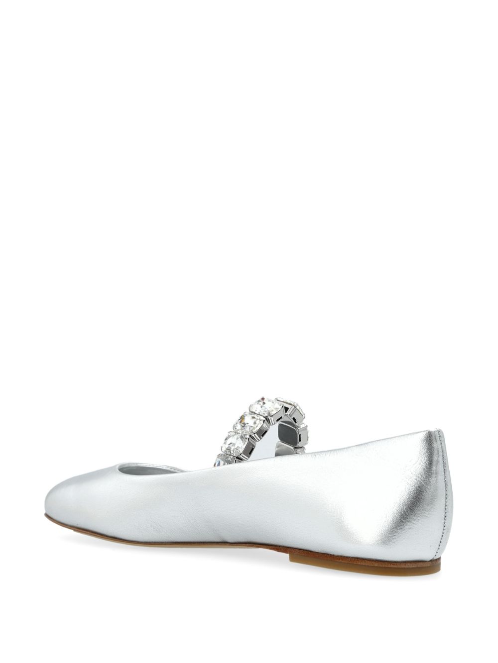 Casadei Poppy ballet flats Silver