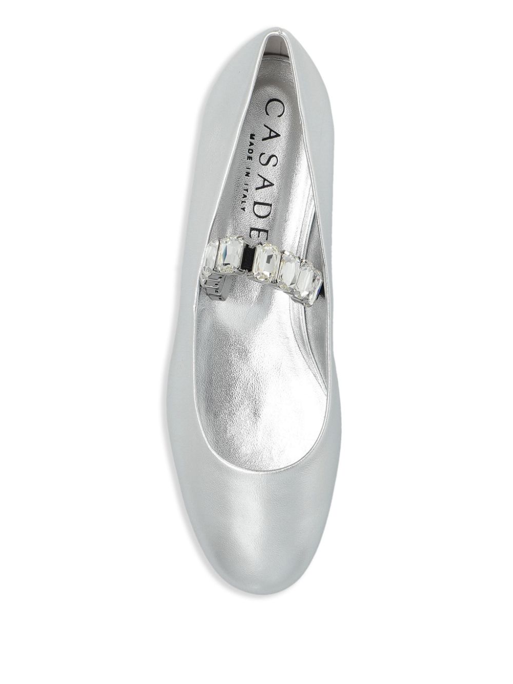 Casadei Poppy ballet flats Silver