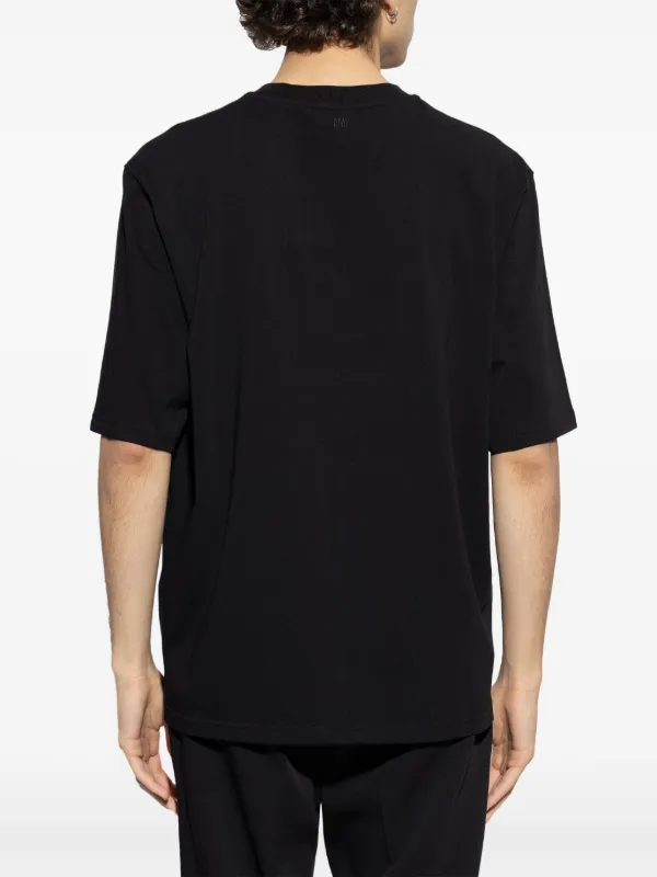 AMI Paris Ami De Coeur T-shirt | Black | FARFETCH