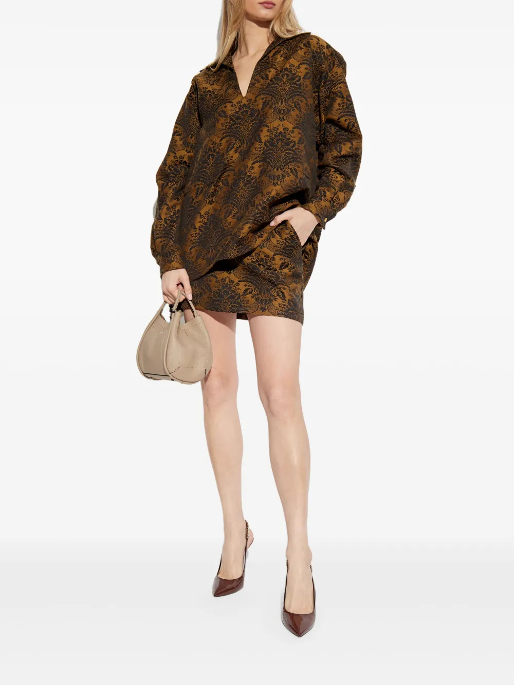 Max Mara Mini-rok Bruin