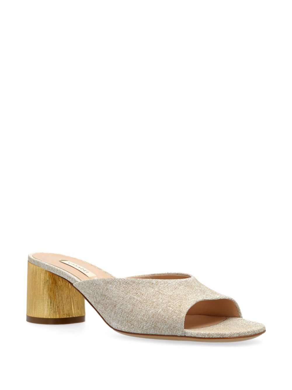 Casadei 50mm Cleo Opera Bellagio mules - Beige