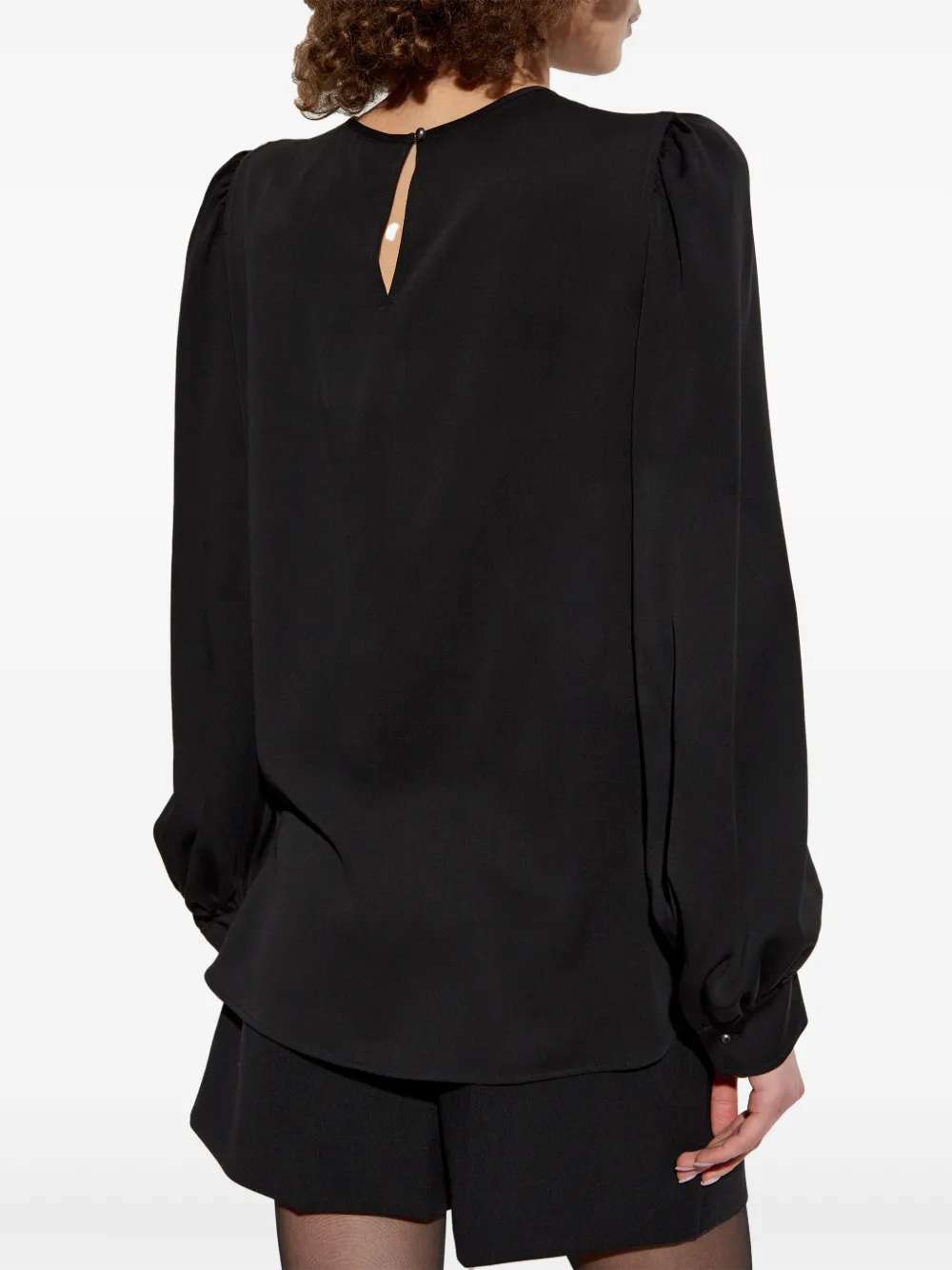 Max Mara Robinia blouse Zwart