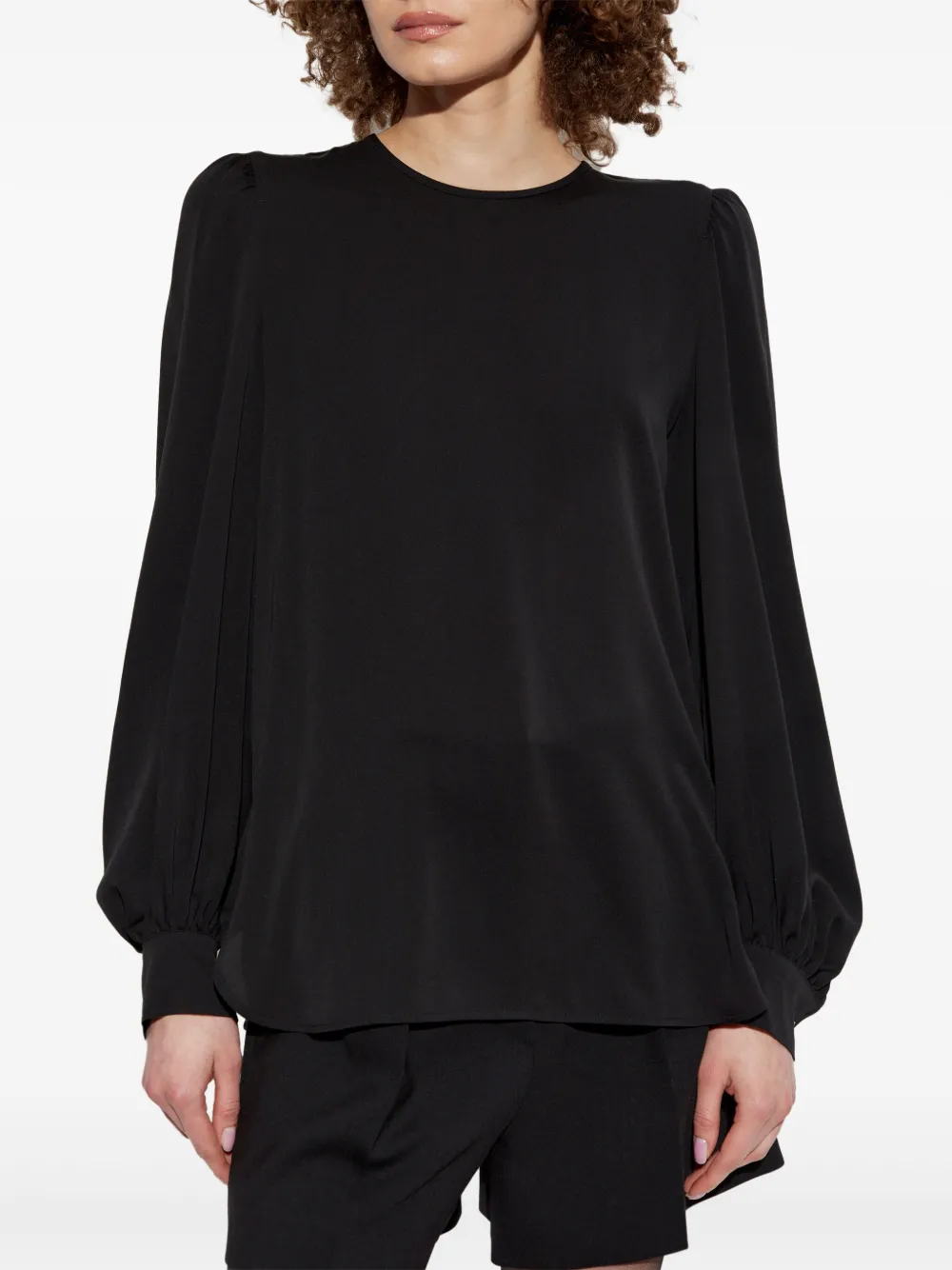 Max Mara Robinia blouse Zwart
