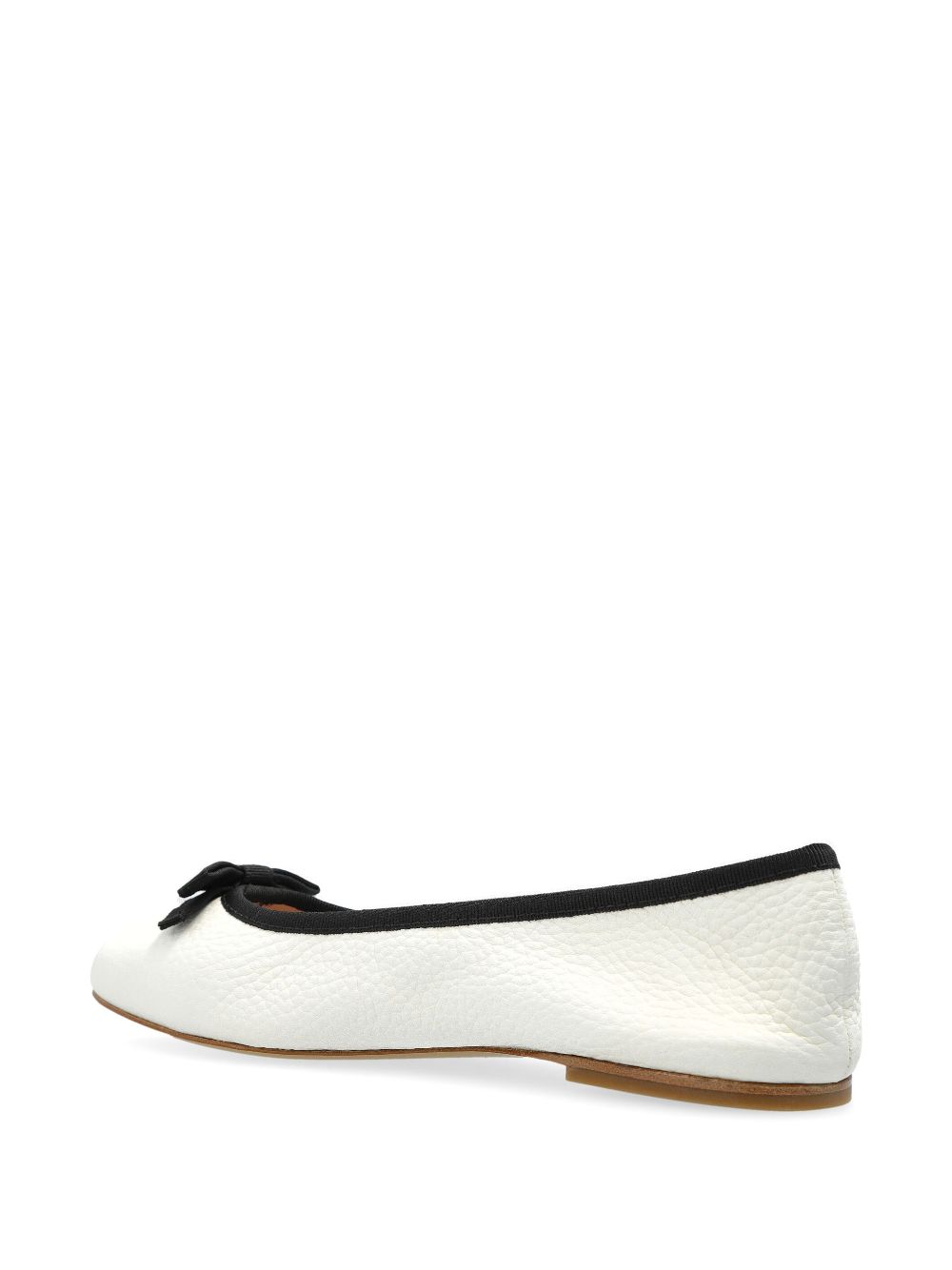 Casadei leather ballet flats Neutrals