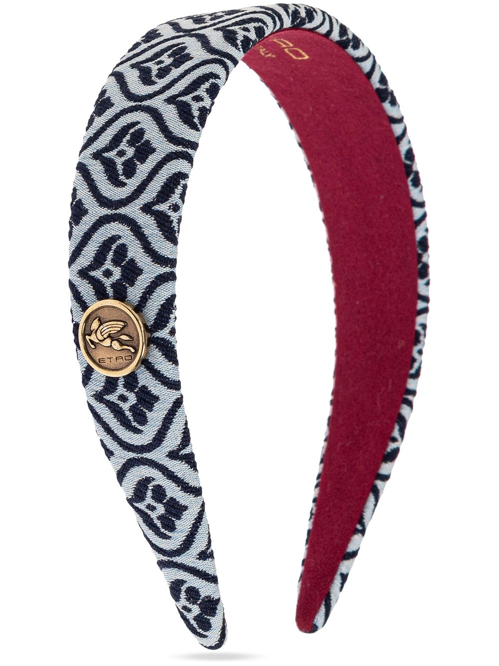 floral-jacquard headband