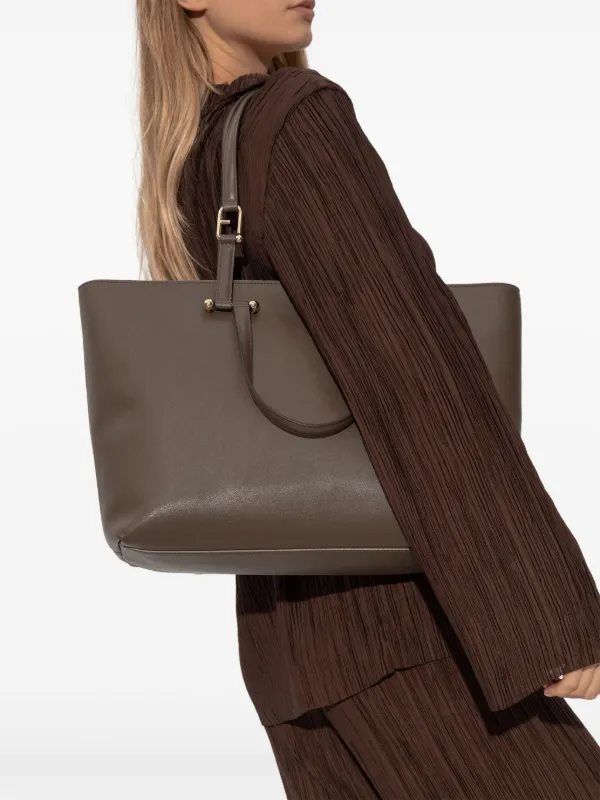 トートバッグ FURLA Woman Tote bags Brown WB01498BX3353 RY000 Shoulder bag Furla Drop XL in dark brown leather