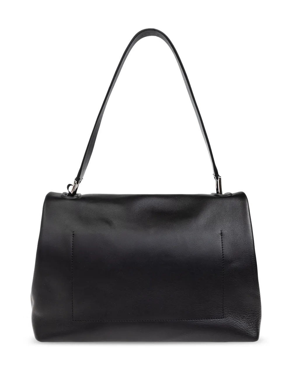 Max Mara Archetipo leren schoudertas Zwart