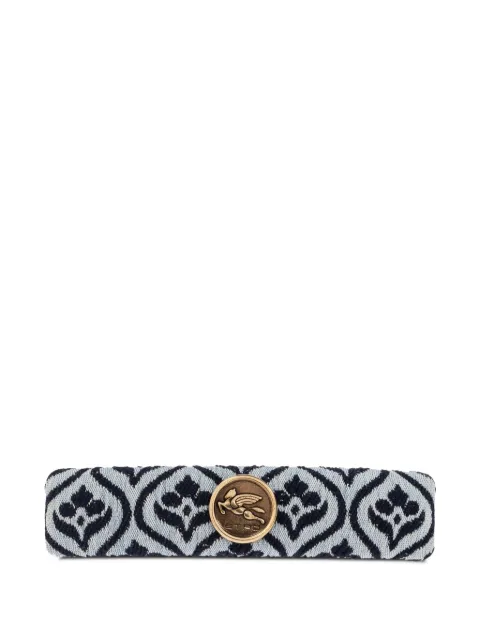 ETRO floral-jacquard hair clip