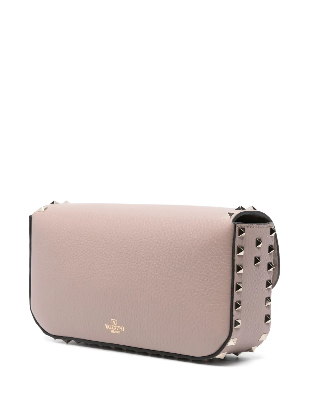 Valentino Garavani Rockstud clutch Beige