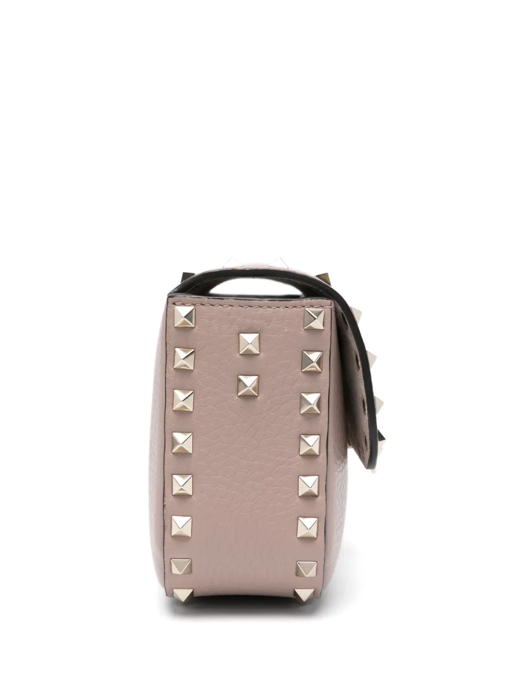 Valentino Garavani Rockstud clutch Beige