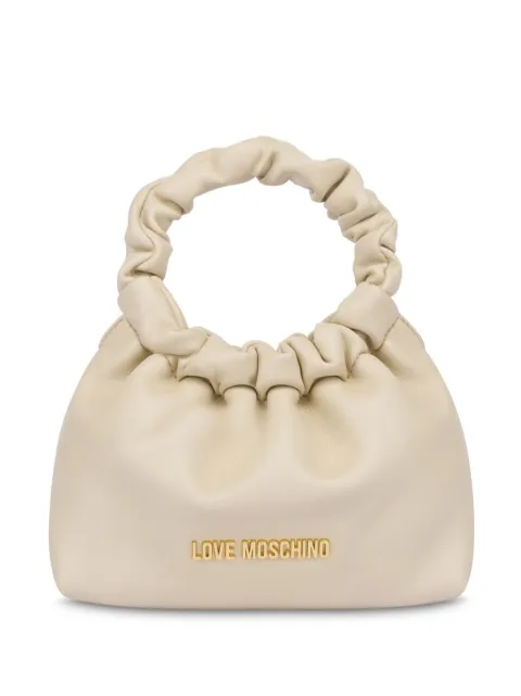 Love Moschino tote con aplique del logo