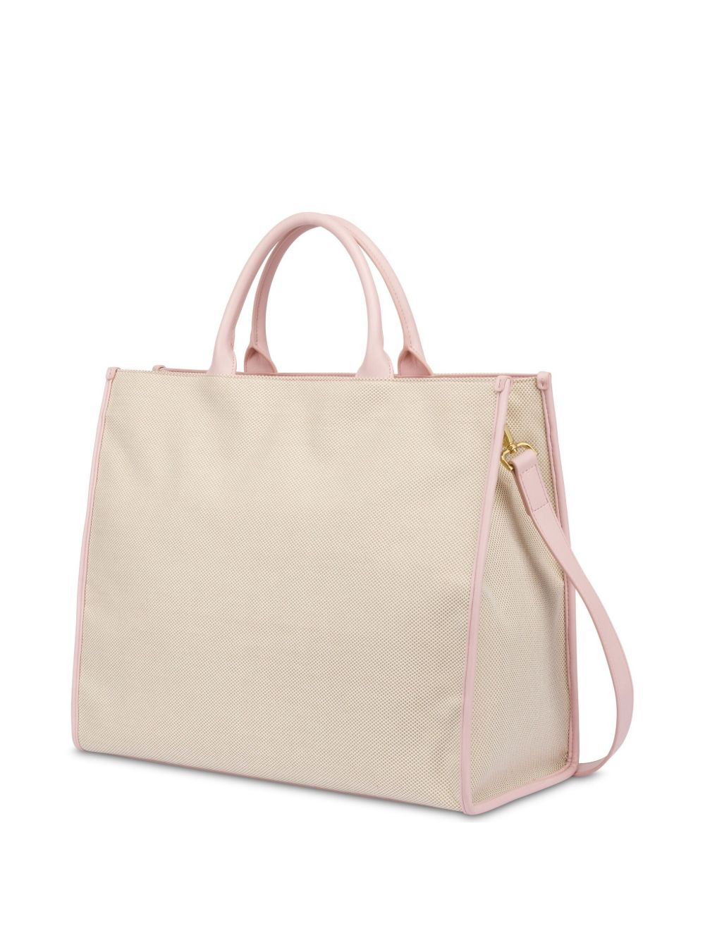 Love Moschino Shopper met geborduurd logo - Roze