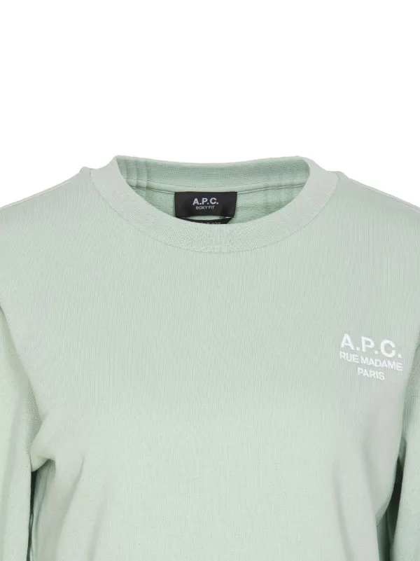 A.P.C. Rue Madame Sweatshirt | Green | FARFETCH